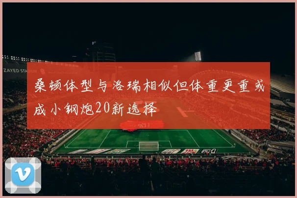 桑顿体型与洛瑞相似但体重更重或成小钢炮20新选择